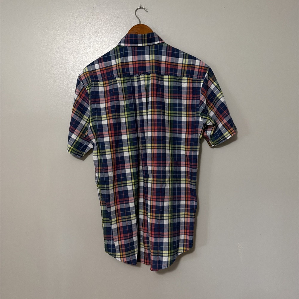 Orvis Madris 100% Cotton Plaid Short Sleeve Men's M - Picture 5 of 8